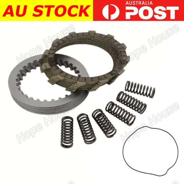 Heavy Duty Complete Clutch Kit Spring Gasket Seal For Honda CR250R 1994-2007