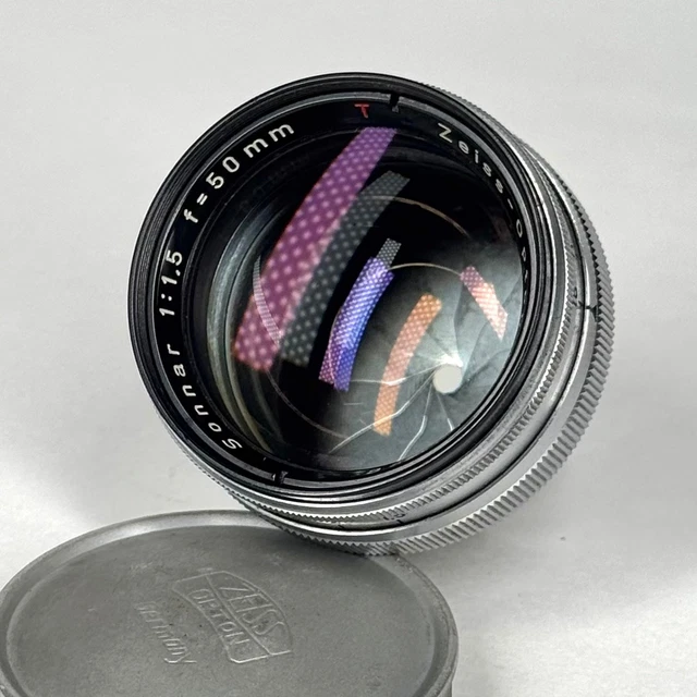 ZEISS-OPTON SONNAR 2/50MM T for Contax IIA $432.16 - PicClick AU