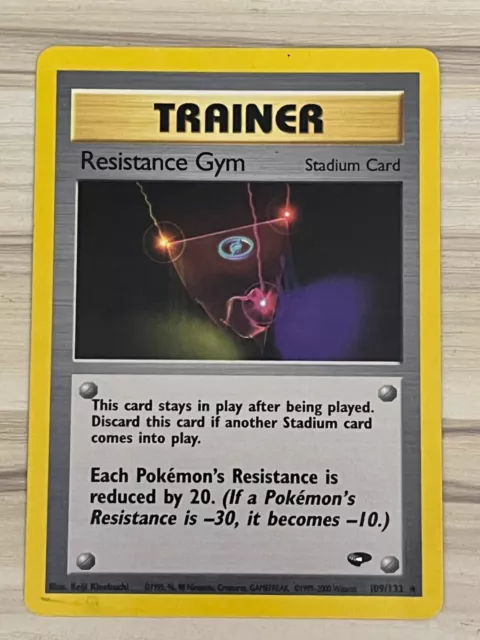 Pokémon TCG - Resistance Gym - Gym Challenge #109 - Regular Rare