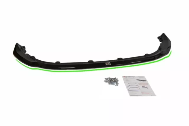 Cup Spoilerlippe SCHWARZ BMW für 5er E60 E61 M-Paket M5 Frontspoiler Schwert