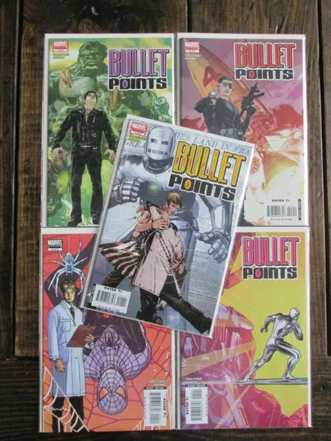 Marvel 2007 BULLET POINTS Comic Book Issues # 1-5 Complete Series 1 2 3 4 5 Set