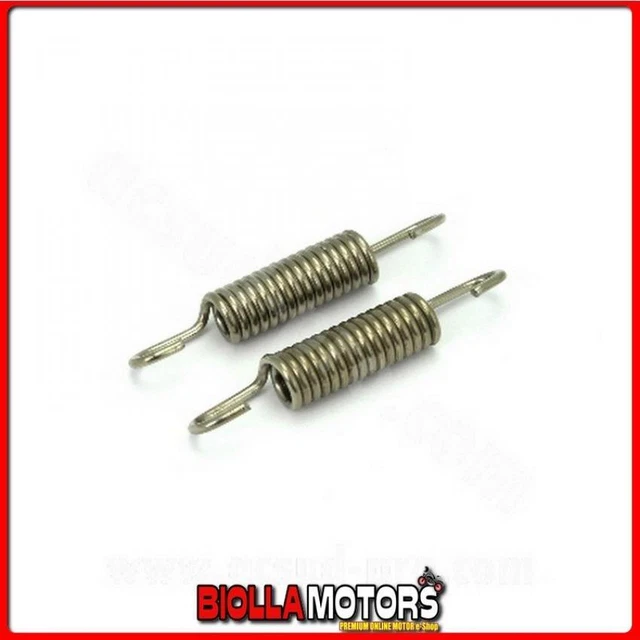 019960B COPPIA MOLLE / MOLLA INOX SPECIFICA PER FISSAGGIO MARMITTA , 62MM ?10mm