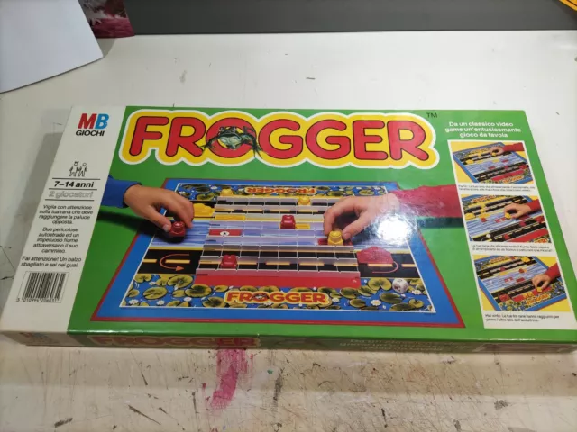 FROGGER MB Completo al 100% Gioco da Tavolo ottimo stato RARO da collezione!!