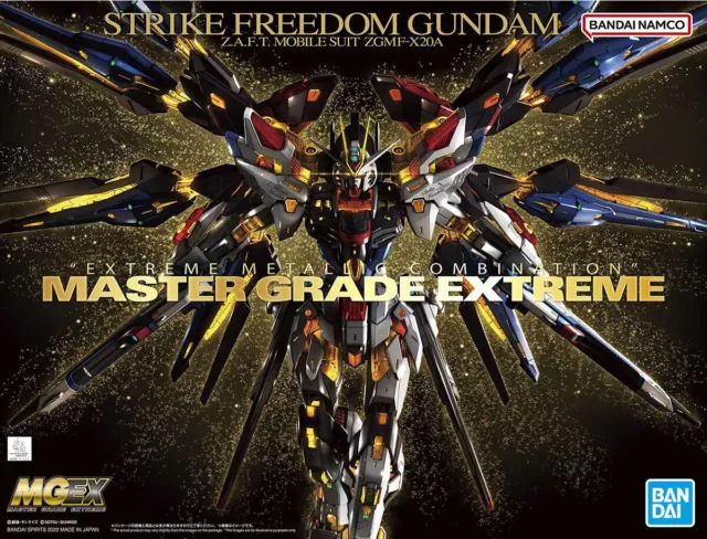 GUNDAM - 1/100 Strike Freedom Master Grade Extreme Model Kit MGEX Bandai