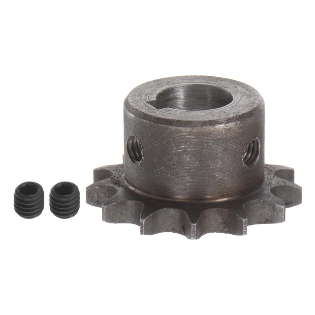 06B Roller Chain Sprocket 13T Pitch 3/8" 15mm Bore A3 Steel Motor Drive Gear