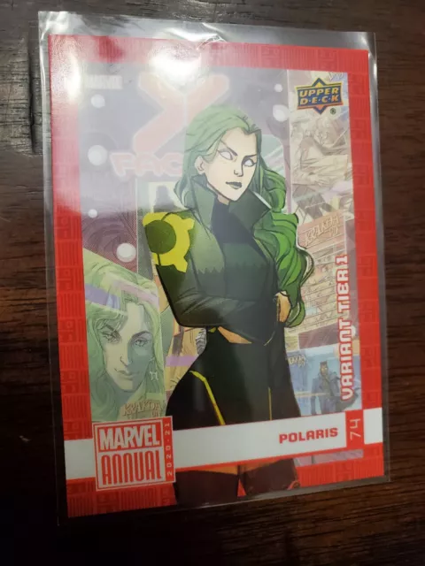 POLARIS / Marvel Annual 2020-21 (UD 2022) BASE Card #74 - VARIANT TIER 1