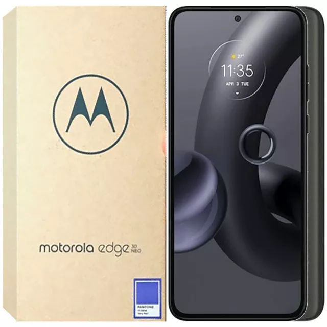 Motorola Edge 40 5G Eclipse Black 256GB + 8GB Dual-SIM Unlocked GSM NEW