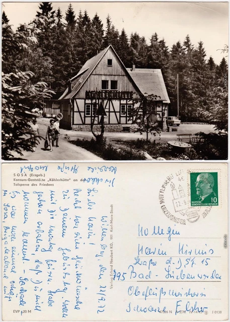 Gaststätten In Der Nähe Vom Standort EIBENSTOCK KONSUM-GASTSTÄTTE &KÖHLERHÜTTE& an der Talsperre Friedens
