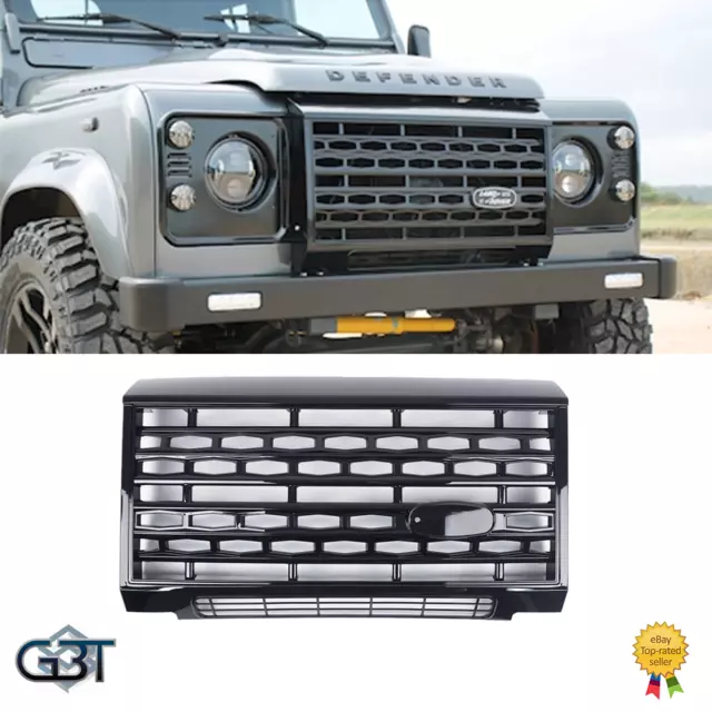 Parrilla Delantera Estilo Para Land Rover Defender Adventure Edition (Edición Negra)