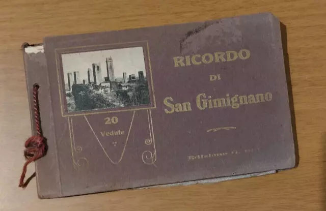 Siena  Ricordo Di ,San Giminiano  Carnet Con 14 Cartoline