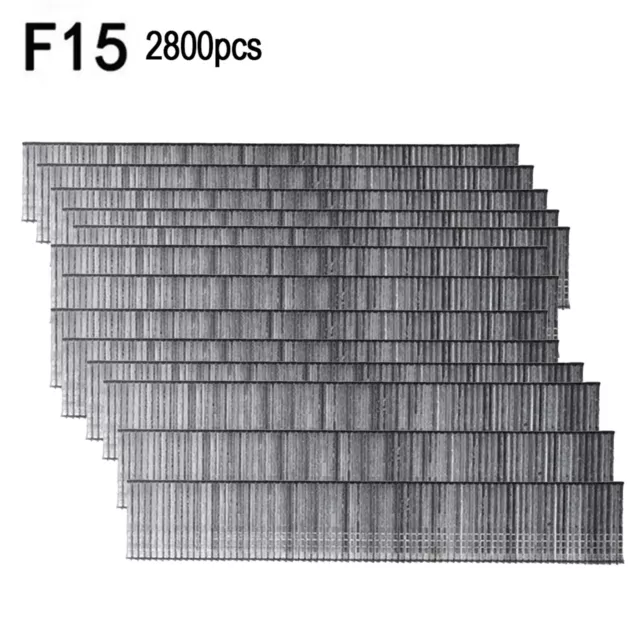 Straight Brad Nails F15 F20 F25 F30 Silver Woodworking 2800pcs Accessories