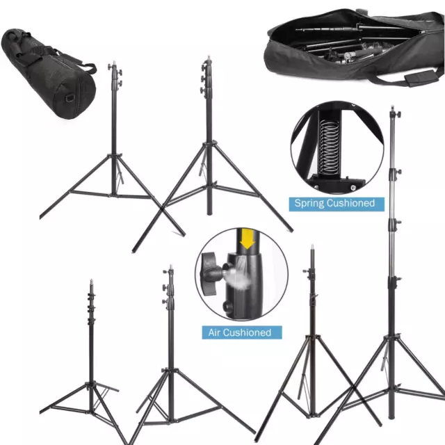 Studio Light Stand 3-4m Heavy Duty Adjustable Professional Tripod Photography UK