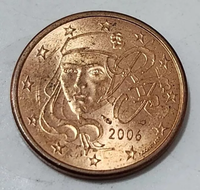 European Union (France) 🇪🇺 / 🇨🇵 Five (5) Euro Cents Coin 2006