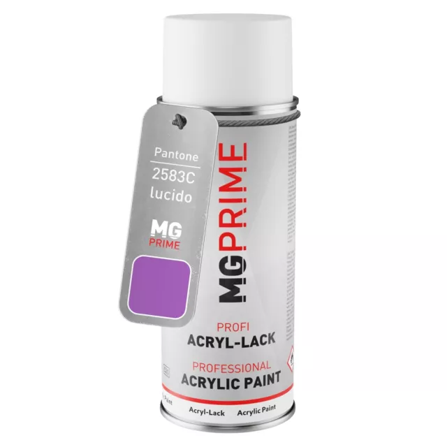 Pantone 2583C Purple Bomboletta spray 400 ml lucido asciugatura rapida