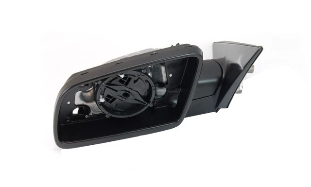 Calotta Specchietto Laterale Sinistro Passeggero In Nero Opaco Per VW T5 (2003-2009) E Caddy MK3 (2004-2015)