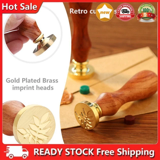 3D DIY Embossed Wax Stamp Vintage Round Envelope Replacement (Wax Seal-E