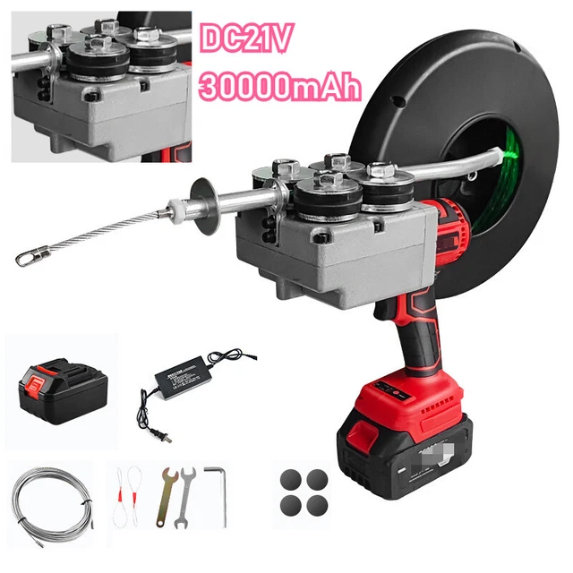 AUTOMATIC WIRE THREADER Electric Wire Threading Machine Brushless Wire ...