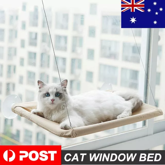 Comfortable Cat Window Bed Basking Perch Mounted Durable Cat Nest Mat Shelf Seat