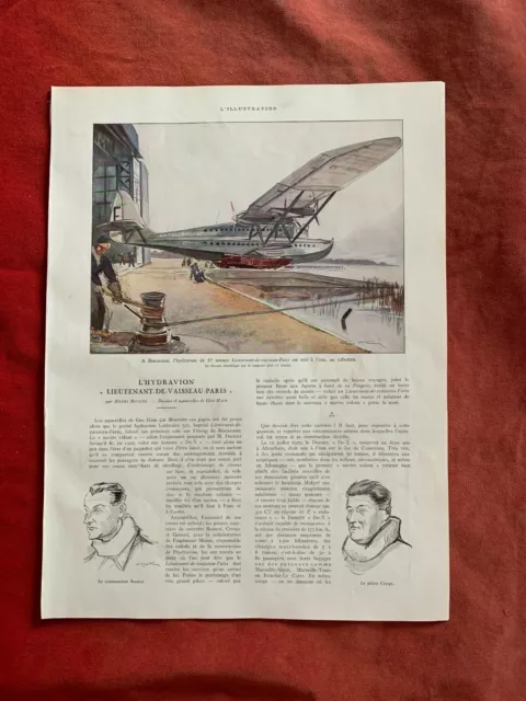 Illustration Geo Ham - L'hydravion / Lateocere Transatlantique -  1935 2