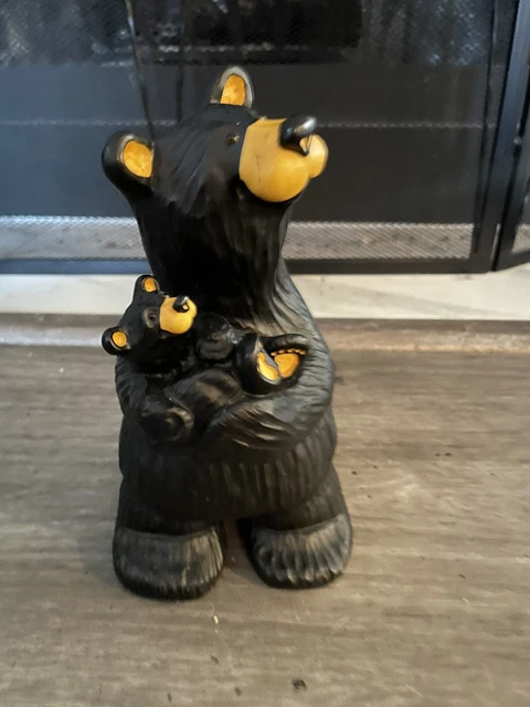 Big Sky Carvers Jeff Fleming Bearfoots Black Bear “Sher Bear”Figurine