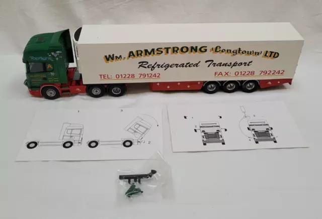 Tekno The British Collection Nr 80 Armstrong Scania Truck & Box - 1:50 Scale