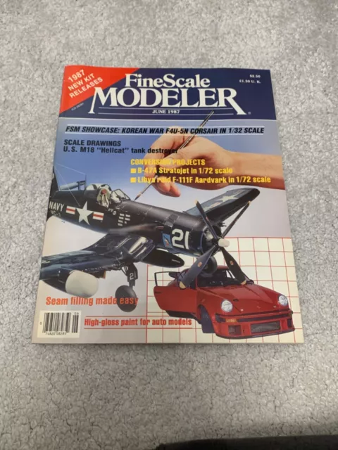 Fine Scale Modeler June 1987 magazine