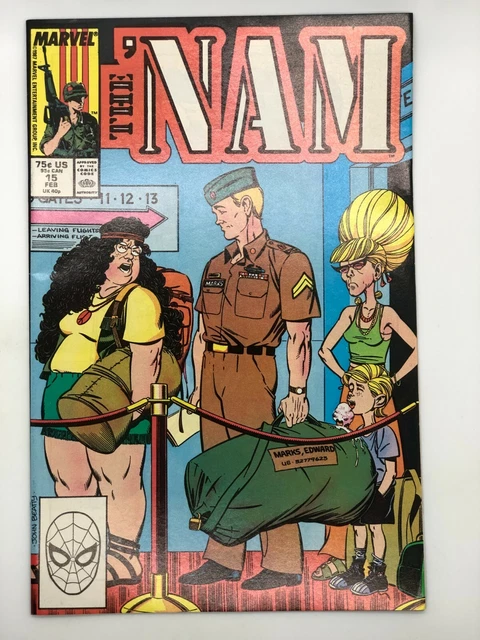 The 'Nam #15 Marvel 1988  Copper Age Comic Book