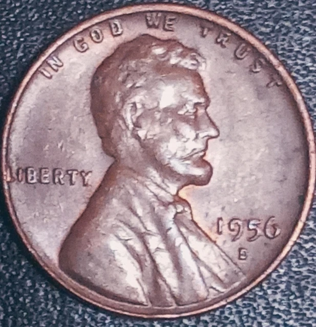 1957D Lincoln wheat Penny US 1 Cent/DDO&DDR Doubling on Liberty/left wheat stalk