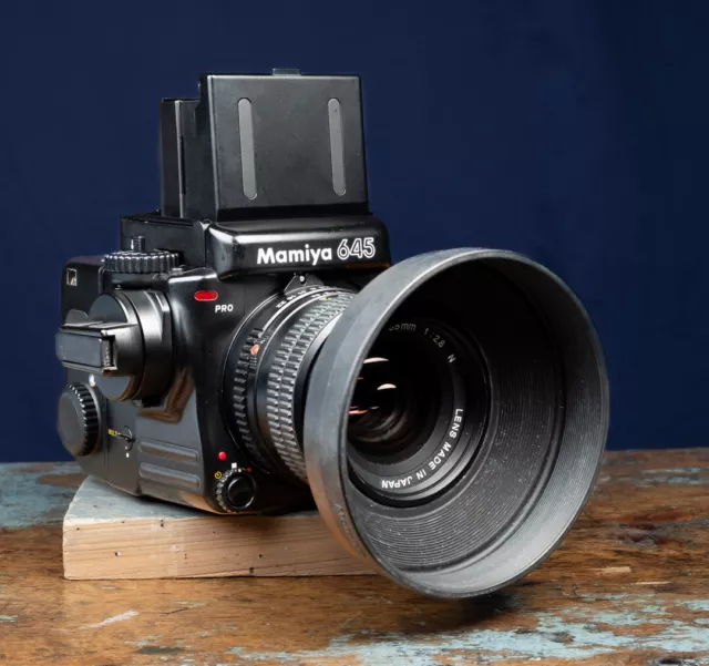 Mamiya 645 Pro Kit with 55mm f2.8 Lens and Waist Level Finder