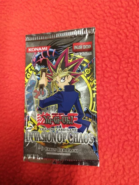 Yu-Gi-Oh Invasion of Chaos 1st Edition EMPTY Pack