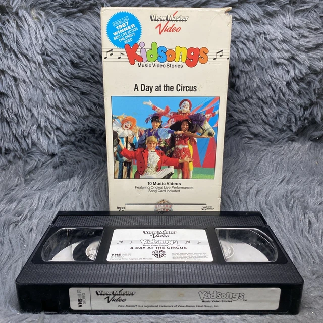 KIDSONGS A DAY At The Circus VHS Tape 1987 View-Master Video Kids Music ...