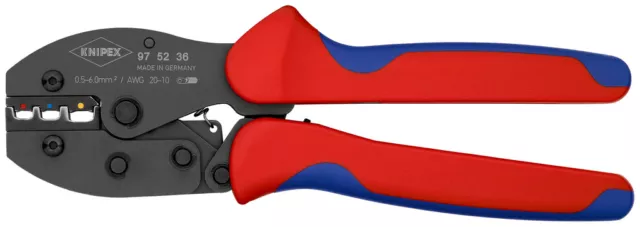 KNIPEX Crimpzange Preci Force 0,5-6qmm Nr. 97 52 36