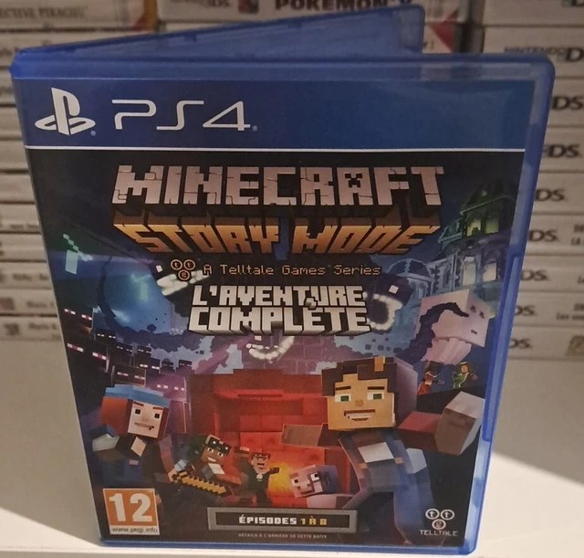 Minecraft Story Mode the Complete Adventure PS4 game disc for Sale in Roselle, IL
