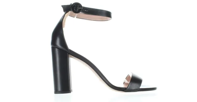 J.Crew Womens Stella Black Ankle Strap Heels Size 10.5