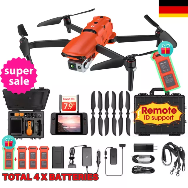 2024 Autel Evo 2 Dual 640t V3 Bundle Thermal Camera Smart RC V3 8k✅4 xBatterie