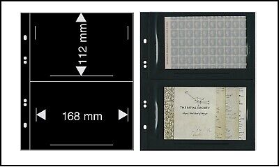 1 Lindner MU1332 Multi Collect Pages Noir 2 Sacs 168x112mm