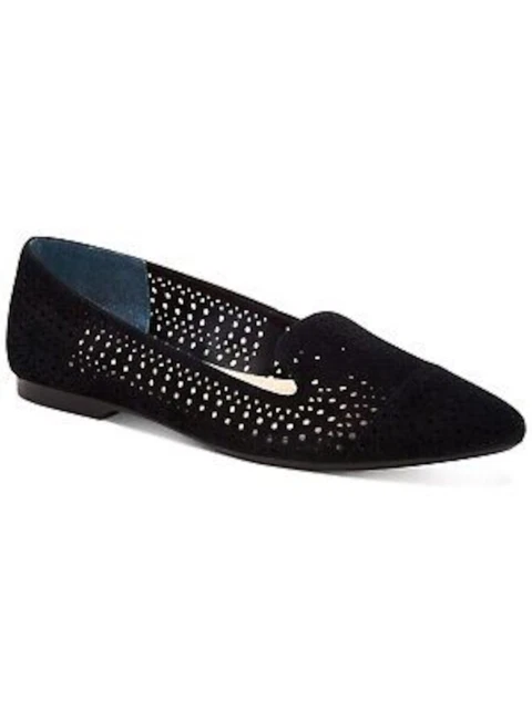 ALFANI Womens Black Step N Flex Technology Poee Almond Toe Slip On Loafers 7 M