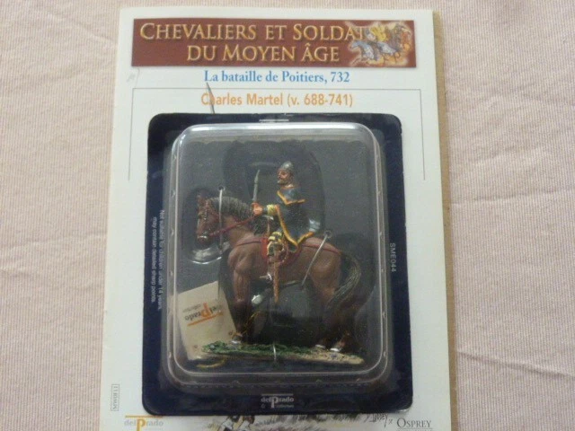 Statuette Figurine Charles Martel En Résine - Reproduction Historique - Collection Histoire