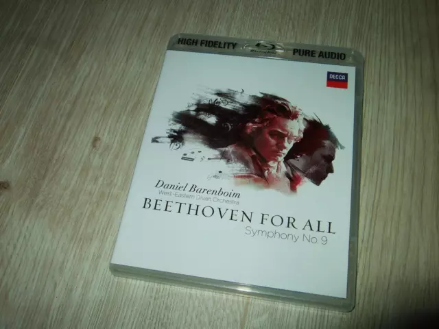 Barenboim : Beethoven Symphony No.9   Blu-Ray Pure Audio Disc 2011 Decca Eu