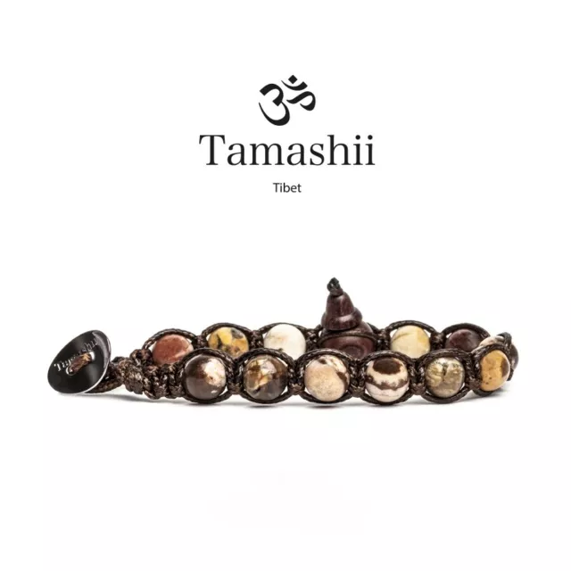 Bracciale Tamashii Originale Dei Monaci Tibetani Bhs900-183 Indu Jasper