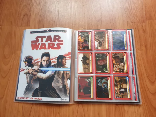 Collection Star Wars * classeur + 147 cartes Topps * les derniers Jedi
