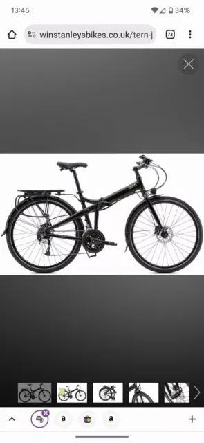 Tern joe c21 folding bike sale