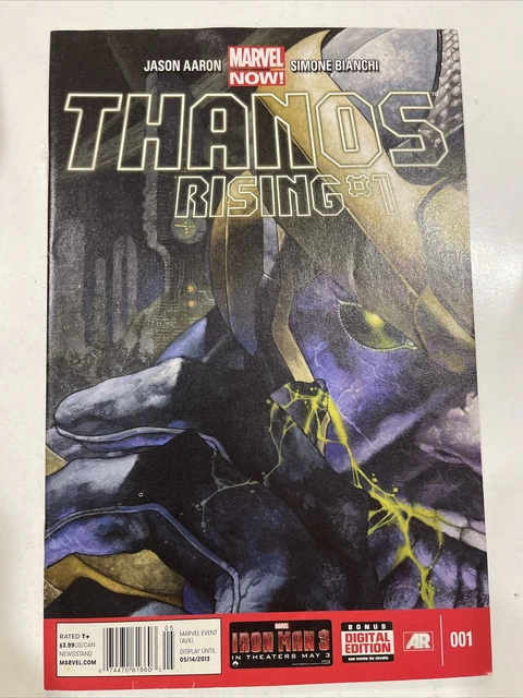 THANOS RISING #1 ULTRA Rare Newsstand Variant MARVEL 2013 HTF NM/VF THANOS KEY