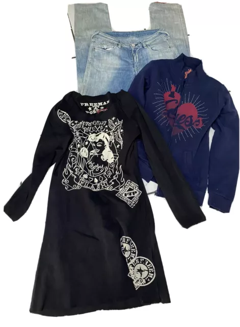 Lot Fille 14 Ans Jean Le Temps Des Cerises Veste Guess Robe  Freeman T Porter