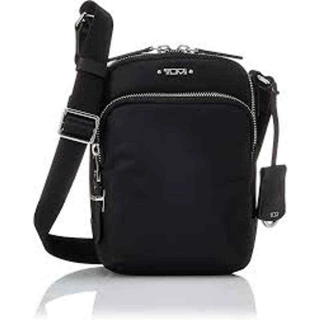 TUMI Ruma Voyageur Crossbody In Black/Silver