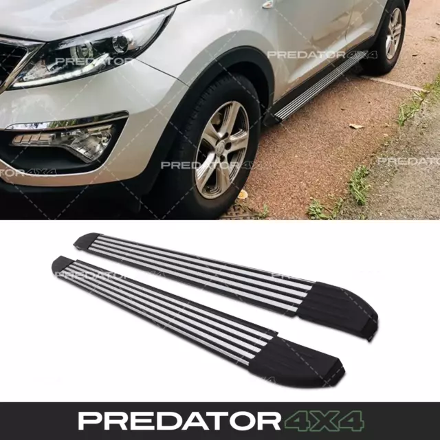 Running Board Side Steps Foot Rails For Kia Sportage 2010-2014