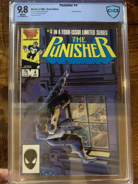Punisher #4 CBCS (not CGC)  9.8 Marvel Limited Series 1986 New Slab- just in!