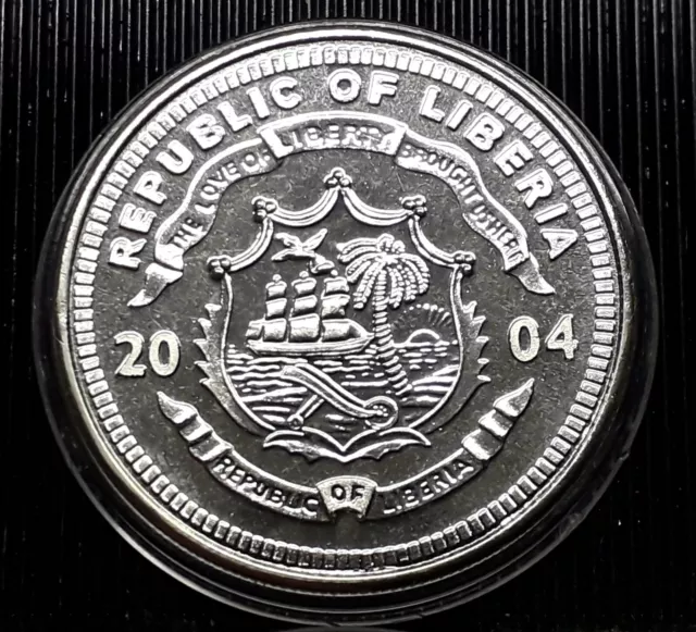 Liberia - Five Dollars 2004 New Vatican Coins  - Fdc