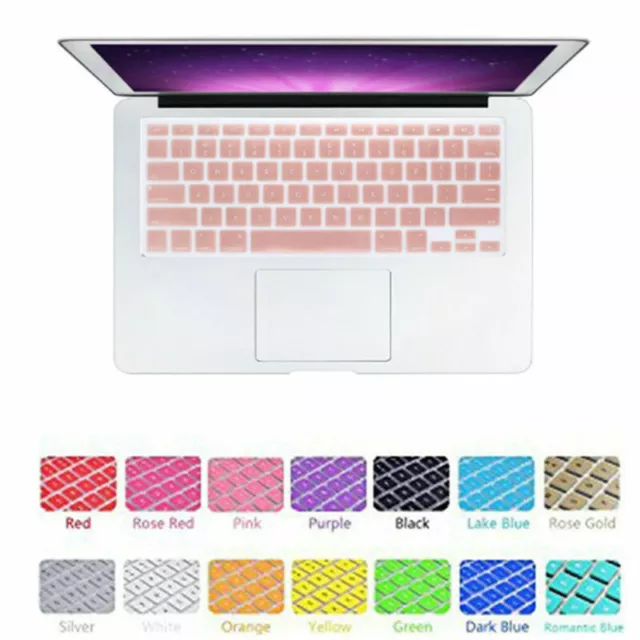 Für Apple Macbook Air Komfort Dustproof Silikon Tastatur Schutz Skin Folie Q