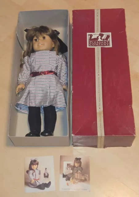 Vintage 1986 Pleasant Company American Girl White Body Samantha Doll In Orig Box 2